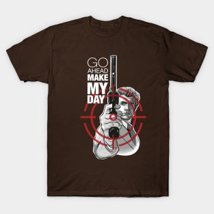 Dirty Harry print for Darker Tones T-Shirt